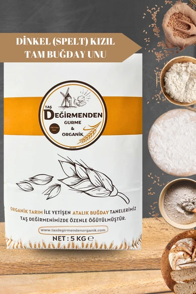 Dinkel Spelt Kızıl Tam Buğday Unu - 5 Kilo ürün görseli 1