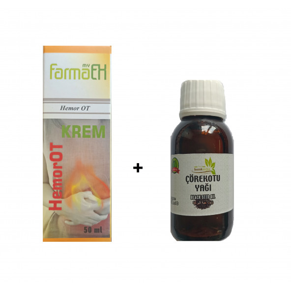 Hemoroid Krem + Çörek Otu Yağı Muhteşem Ikili Avantajlı Set ürün görseli 1