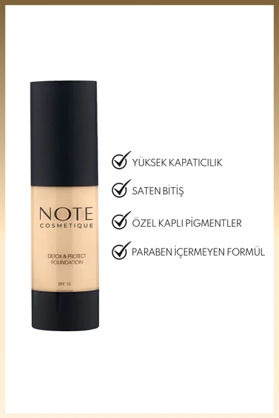 NOTE FONDÖTEN 35ML-01 BEIGE ürün görseli 1