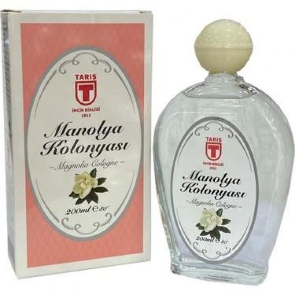 Tariş Manolya Kolonyası 200 Ml 80 Derece Cam Şişe ürün görseli 1