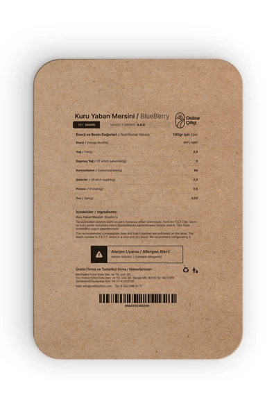 Online Çiftçi Yaban Mersini Blueberry 300Gr - Resim 2
