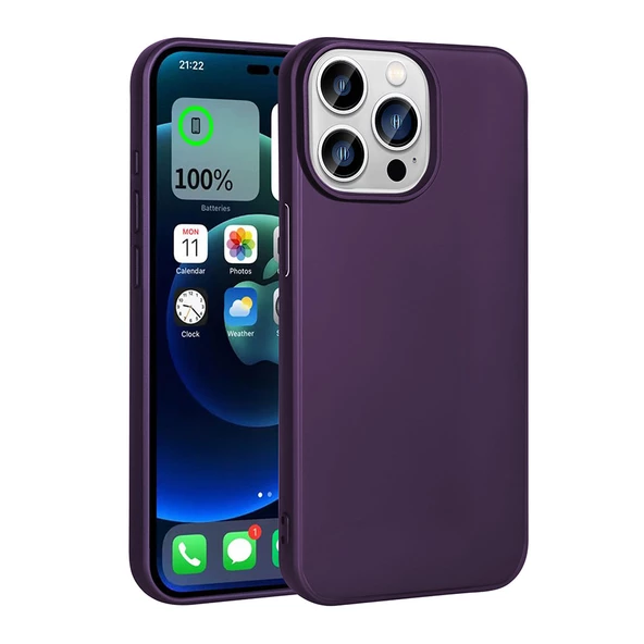 iPhone 15 Pro Kılıf Premier Silikon Kapak - Resim 9