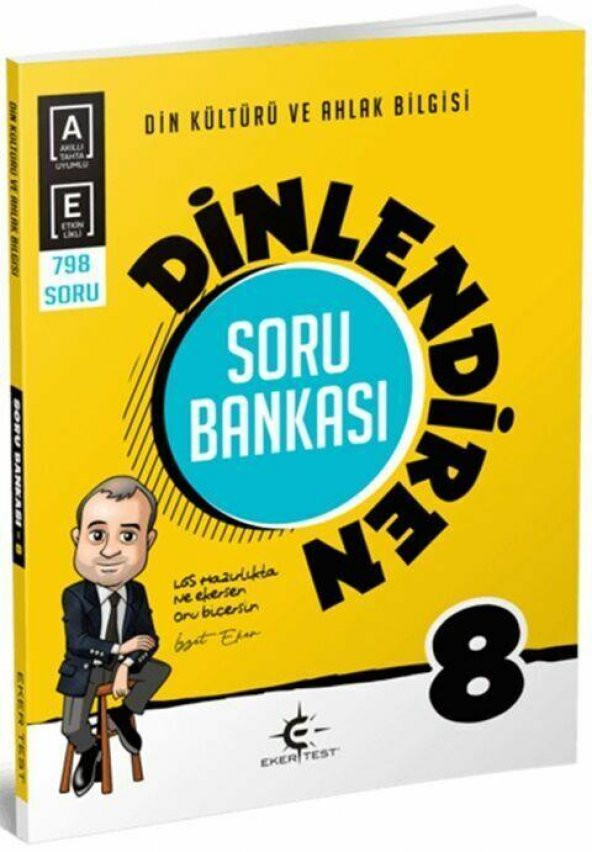 8. Sınıf Din Kültürü ve Ahlak Bilgisi Dinlendiren Soru Bankası Eker Test ürün görseli 1