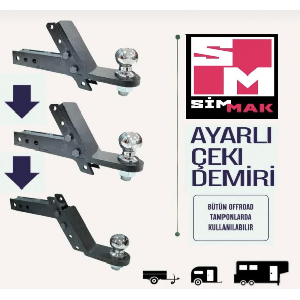 Simmak Off Road Ayarlı Çeki Demiri ürün görseli 1