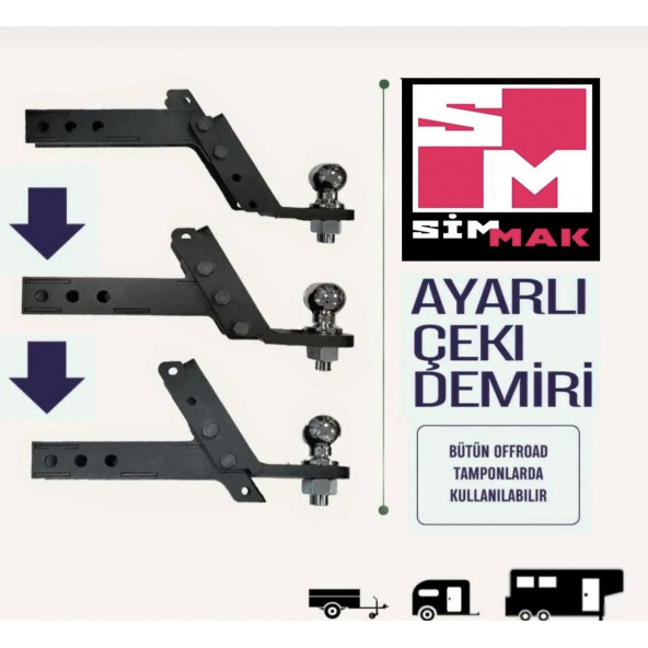 Simmak Off Road Ayarlı Çeki Demiri - Resim 2