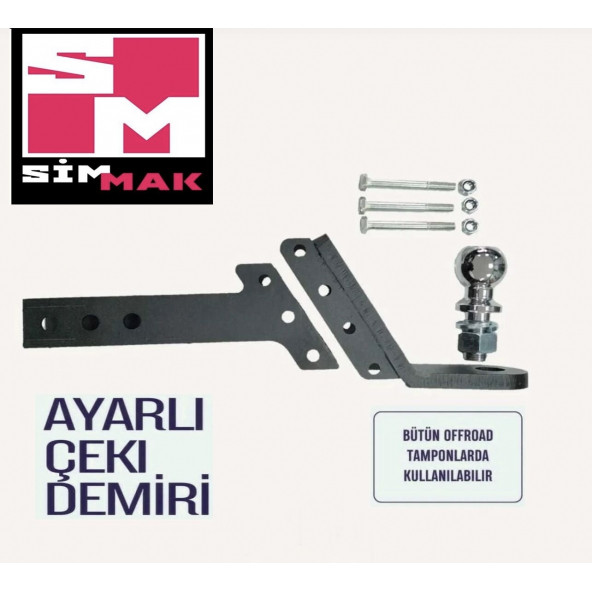 Simmak Off Road Ayarlı Çeki Demiri - Resim 3