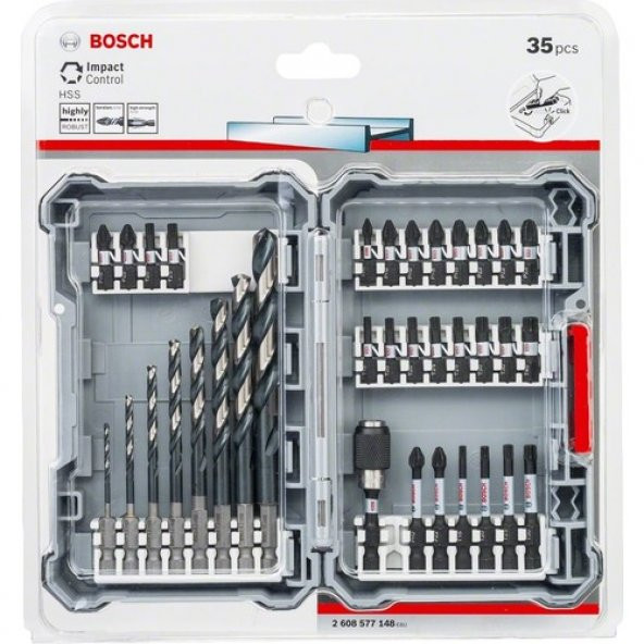 Bosch Impact Control Hss Karışık Set 35 Parça - Resim 4