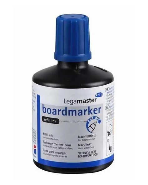 Legamaster 100ml Beyaz Yazı Tahtası Kalemi Yedek Mürekkebi Mavi ürün görseli 1