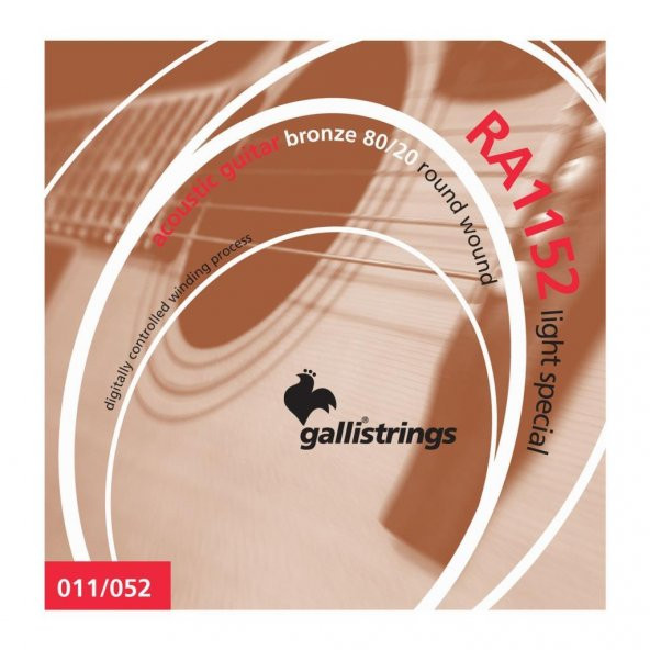 Galli RA1152 Light Special Akustik Gitar Teli 11-52 ürün görseli 1
