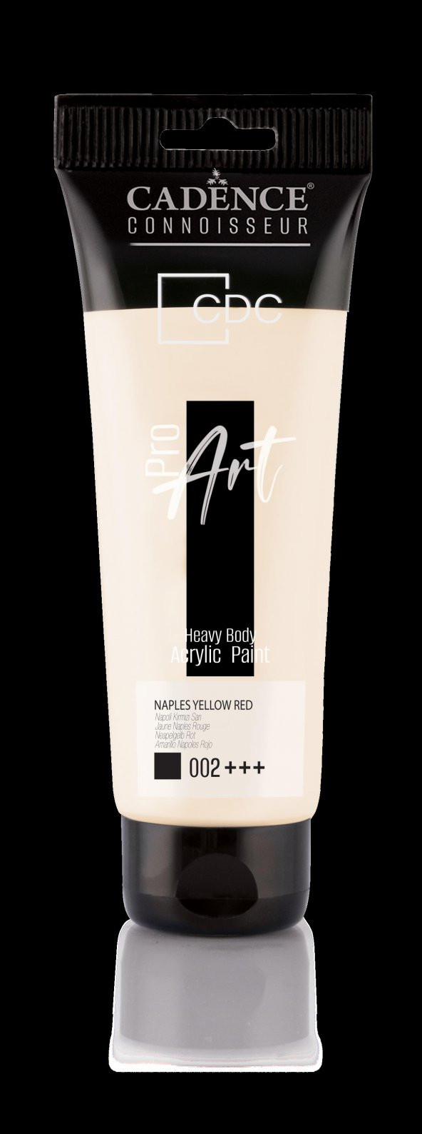 PROART HEAVY BODY AKRİLİK BOYA PR-002 NAPOLİ SARI KIRMIZI 120ML ürün görseli 1