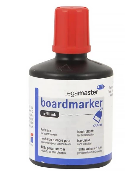 Legamaster 100ml Beyaz Yazı Tahtası Kalemi Yedek Mürekkebi Kırmızı ürün görseli 1