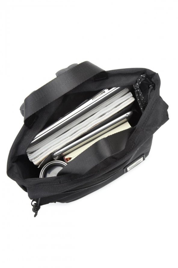 Bagacar Smart Bag 3195 Okul ve Günlük Laptop Bölmeli Sırt Çantası Siyah ürün görseli 1