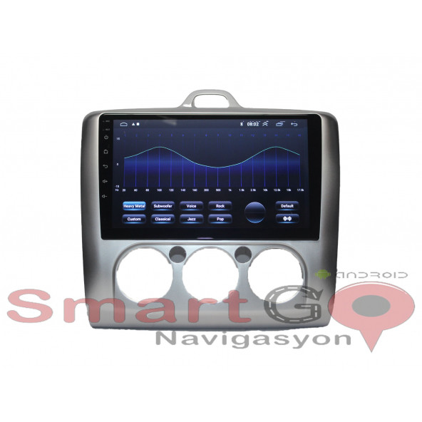 Smart Dragon Ford Focus 2 Manuel Klima 2007-2011 9 inç 4-64 GB PRO Android Carplay Multimedya - Resim 3