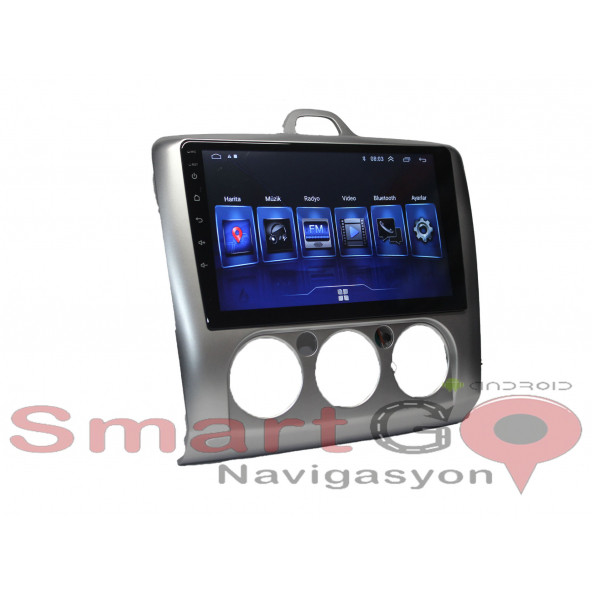 Smart Dragon Ford Focus 2 Manuel Klima 2007-2011 9 inç 4-64 GB PRO Android Carplay Multimedya - Resim 4