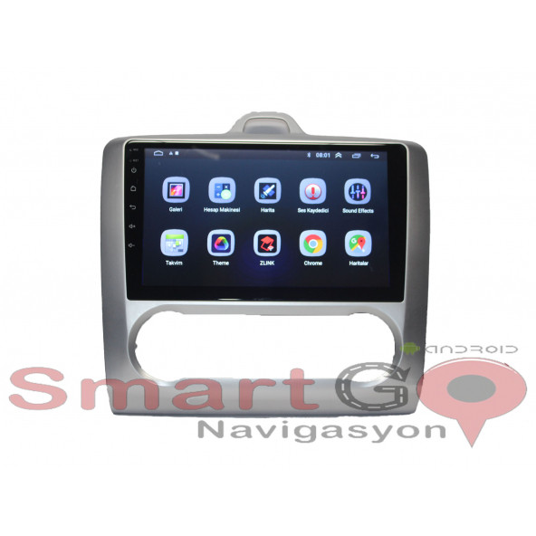 Smart Dragon Ford Focus 2 Dijital Klima 2007-2011 9 inç 4-64 GB PRO Android Carplay Multimedya - Resim 2
