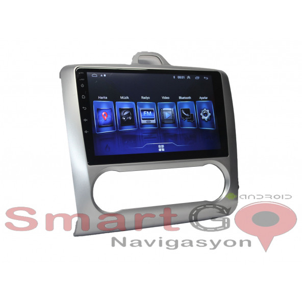Smart Dragon Ford Focus 2 Dijital Klima 2007-2011 9 inç 4-64 GB PRO Android Carplay Multimedya - Resim 4