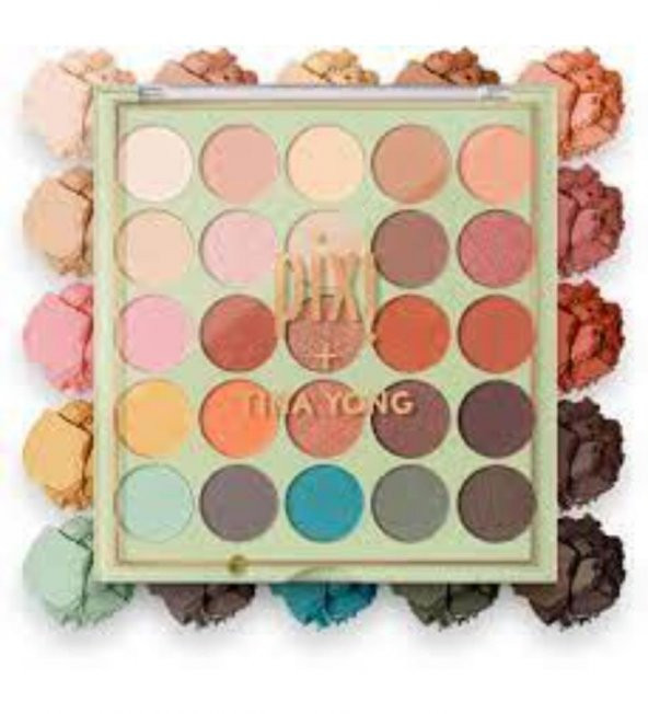 Pixi+Tina Yong Tones Textures Eyeshadow Palette ürün görseli 1