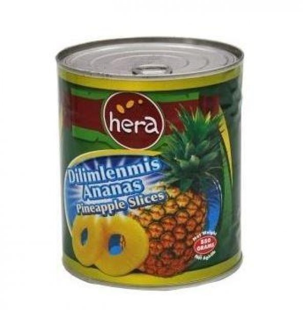 HERA DİLİMLENMİŞ ANANAS KONSERVE 820 GR ürün görseli 1