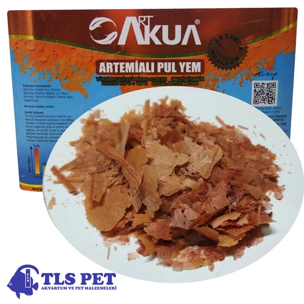 ArtAkua Artemialı Pul Balık Yemi 100 Gr (Kovadan Bölme) ürün görseli 1