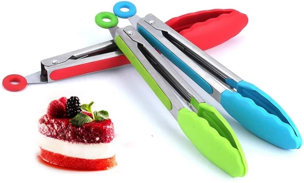 Geseus Smart Chef Kilitli Silikon Servis Maşa 1.Kalite ürün görseli 1