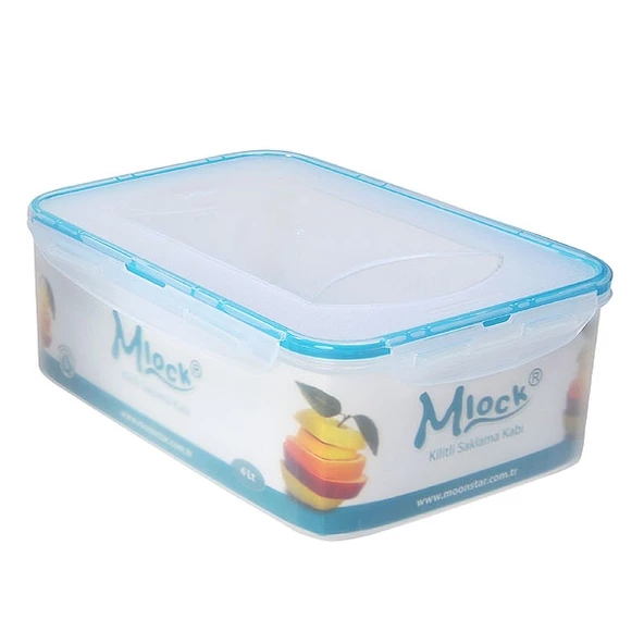 Moonstar Mlock Hava Sızdırmaz Contalı Saklama Kabı 4 Lt-ML171 ürün görseli 1