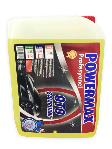 Powermax Profesyonel Cilalı Oto Şampuanı Fırça İle Yıkama 5 KG ürün görseli 1