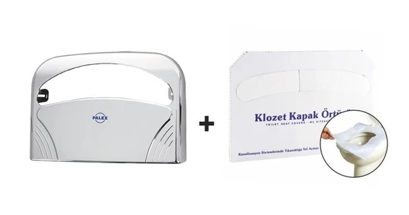Palex Kromajlı Klozet Kapak dispenseri+Hijyenik örtü 250Ad ürün görseli 1
