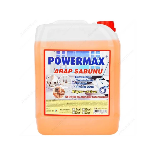 Powermax Sıvı Arap Sabunu 5 KG ürün görseli 1