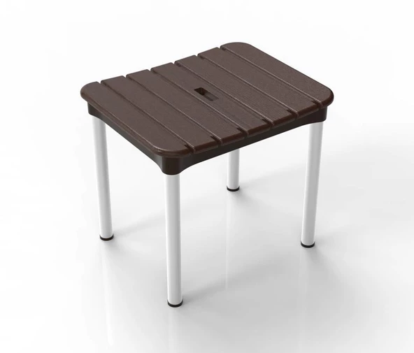 Primanova Okaliptus Banyo Taburesi Çok Amaçlı Tabure - Resim 4