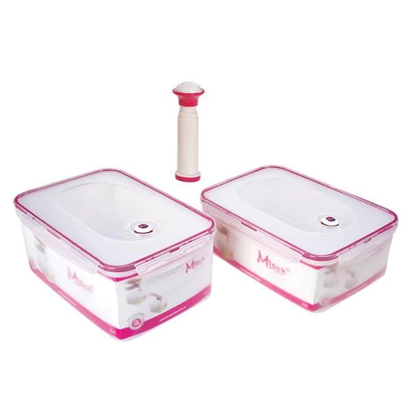 Moonstar Vakumlu hava geçirmez saklama kabı 5 + 4 Litre + Pompa ürün görseli 1