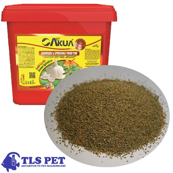 ArtAkua Sarımsaklı Yavru Balık Yemi 3 KG KOVA ürün görseli 1