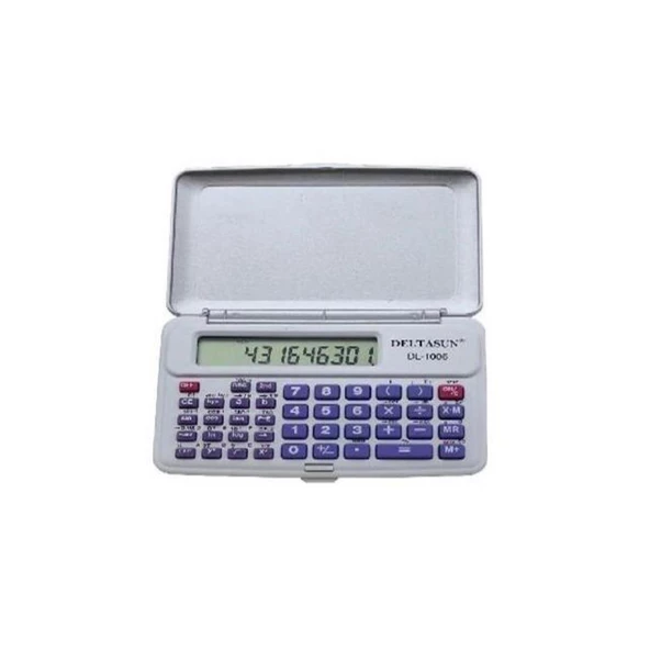 Deltasun Fonksiyonlu Kapaklı Hesap Makinası  DL-1006 Ü.KARGO ürün görseli 1