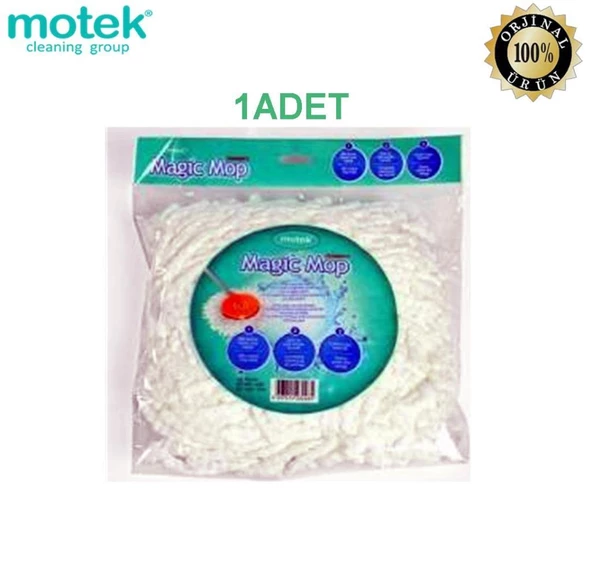 Motek P1 Yedek Başlık Püskül Fix,Pratik,Trent,Mopida,Comfort Modellere Uyumlu-1Adet ürün görseli 1