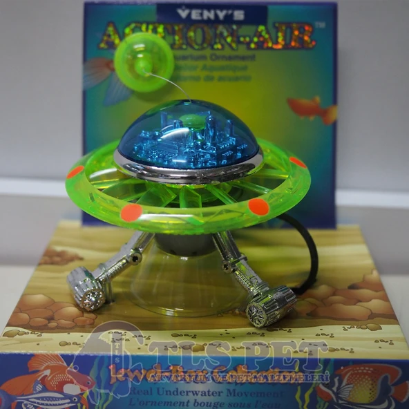 VENYS UFO- 0-84 Hareketli Akvaryum Dekoru ürün görseli 1