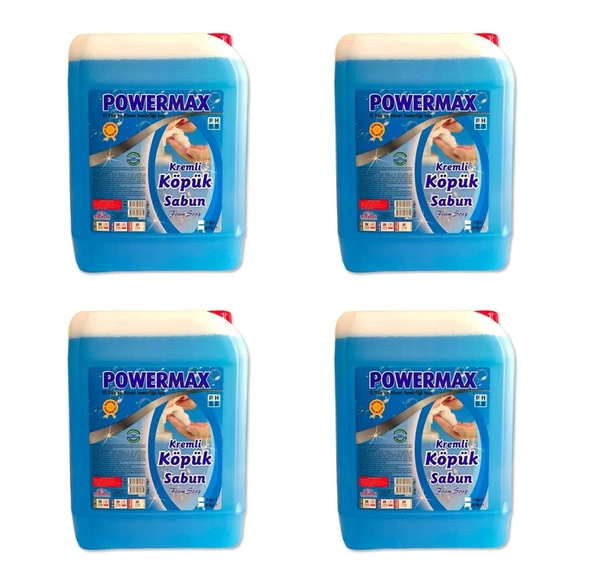Powermax Köpük Sabun El Yıkamna Sıvısı 5 KG x 4 Adet ürün görseli 1