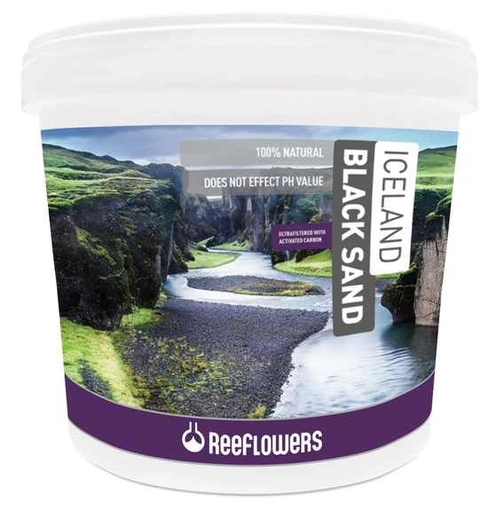 ReeFlowers Iceland Black Sand Akvaryum Kumu 25 Kg 1-2mm ürün görseli 1