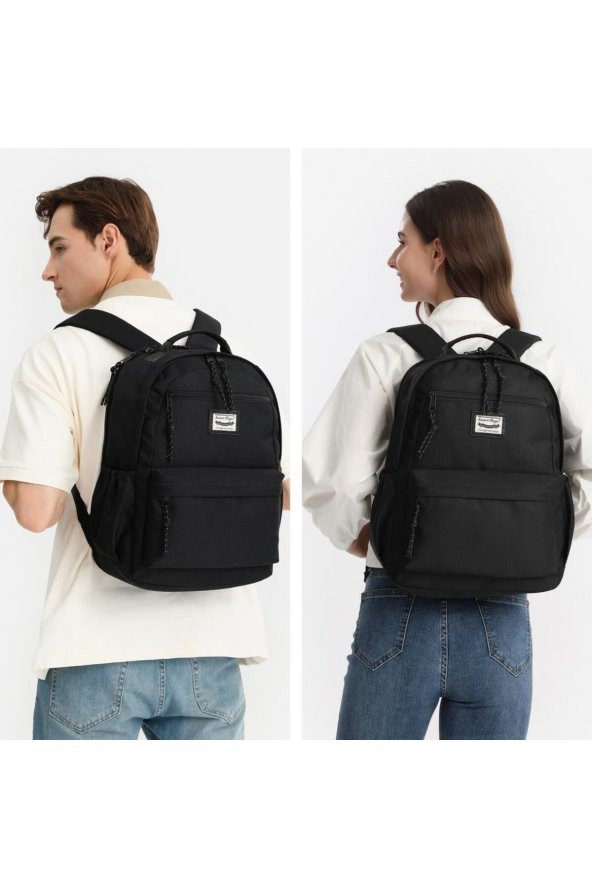 Bagacar Smart Bag 3198 Okul ve Günlük Laptop Bölmeli Sırt Çantası Bordo ürün görseli 1