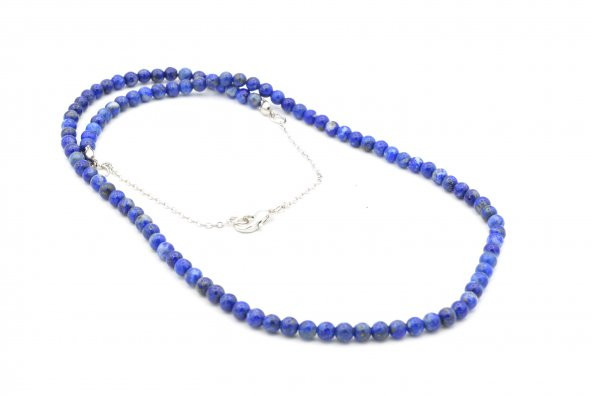 Hakiki Doğal Lapis Lazuli Taşı Kolye 1.Kalite ürün görseli 1