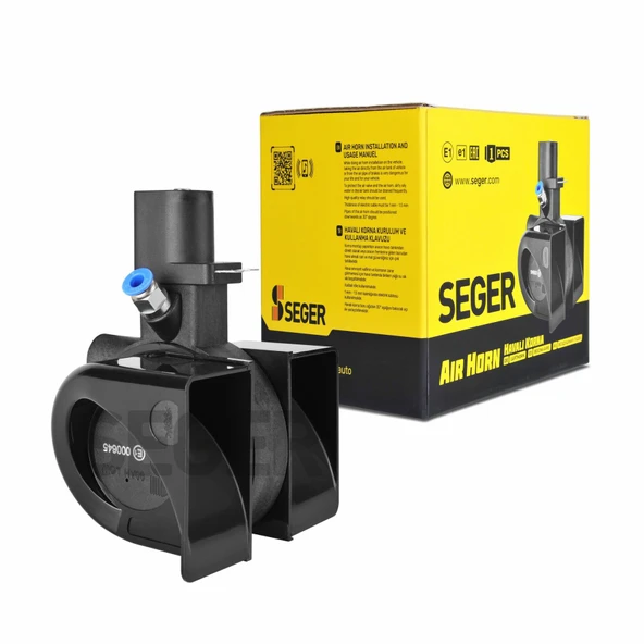 SEGER Seger 90ah salyangoz havalı korna 12volt ürün görseli 1