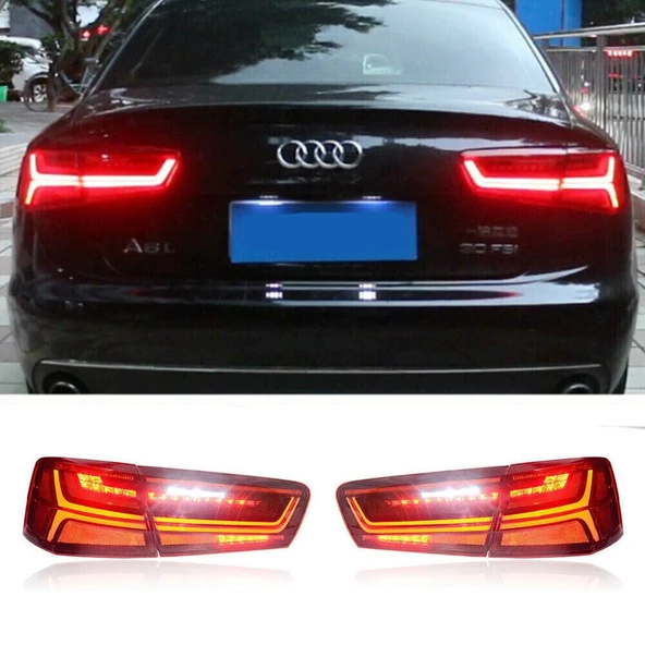 AUTOGP Audi a6 stop lambası ledli kırmızı facelift görünüm 2011 / 2015 ürün görseli 1