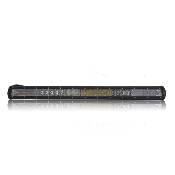 Space Space Offroad sis lambası 64cm beyaz-amber çakarlı 216w 12-30v adet / LASS304 ürün görseli 1