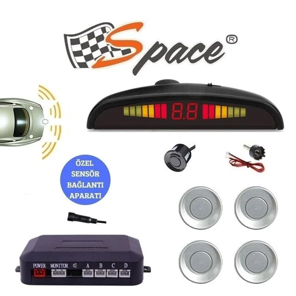 Space Space Park Sensörü Türkçe Sesli 22 mm Gri / GUPR19-G ürün görseli 1
