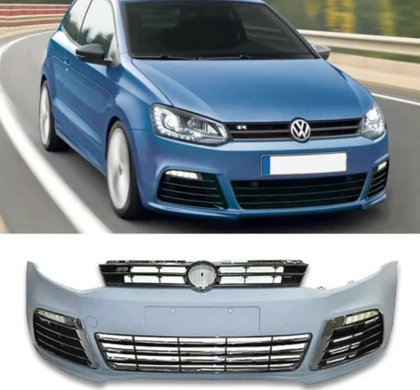 AUTOGP Vw polo 6r 6c R ön tampon ve panjur seti 2009 / 2017 ürün görseli 1