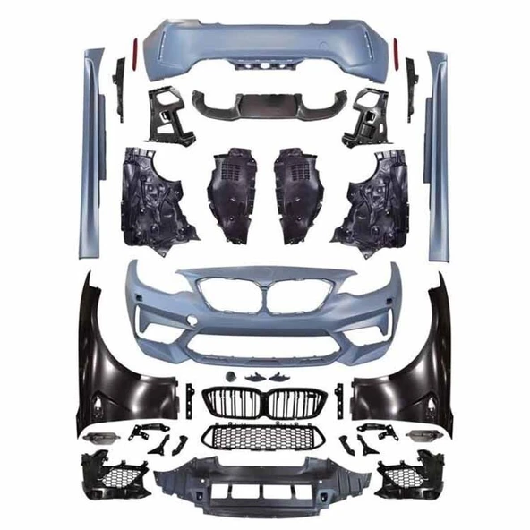 AUTOGP Bmw f22 mc wide body kit full tampon seti 2014 / 2018 ürün görseli 1