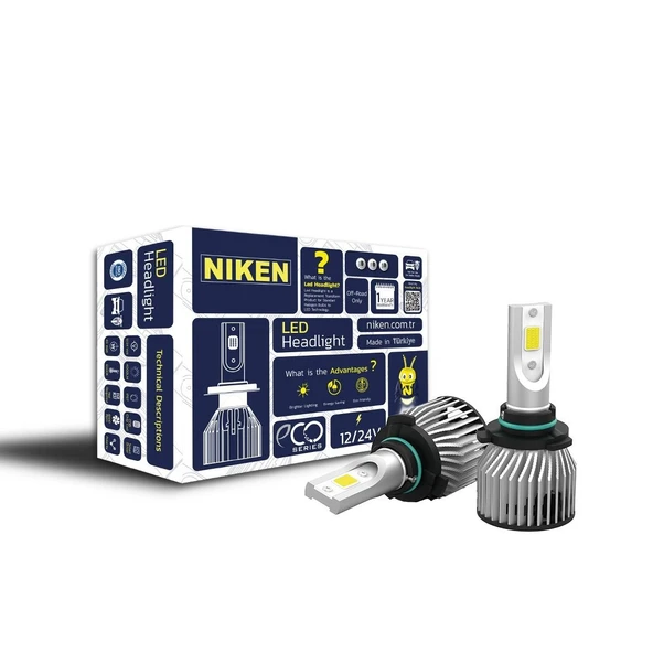 NİKEN Hb4 led xenon far ampulü seti niken eco 8000lm ürün görseli 1