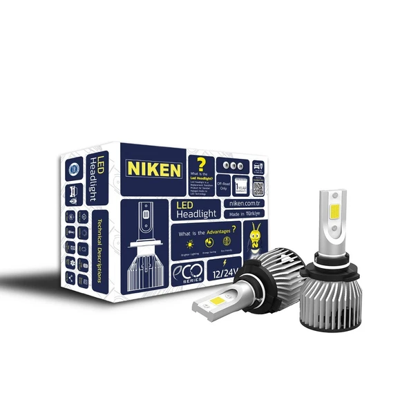 NİKEN 9005 led xenon far ampulü seti niken eco 8000lm ürün görseli 1