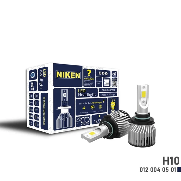 NİKEN H10 led xenon far ampulü seti niken eco 8000lm ürün görseli 1
