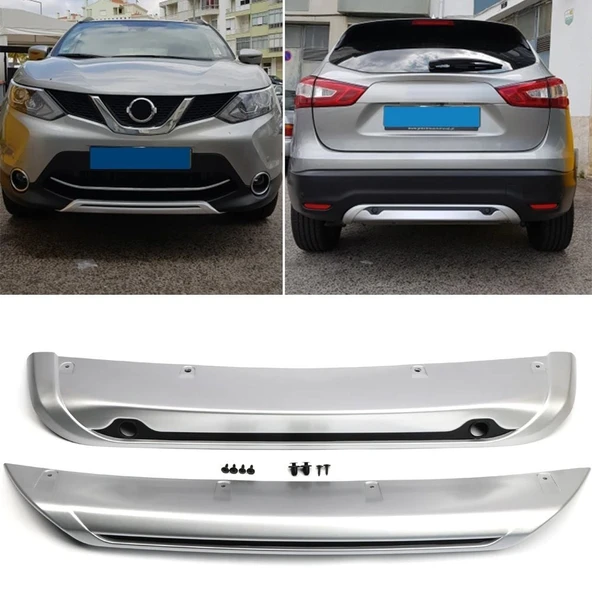 AUTOGP Nissan qashqai difüzör seti ön arka koruma 2014 / 2017 ürün görseli 1