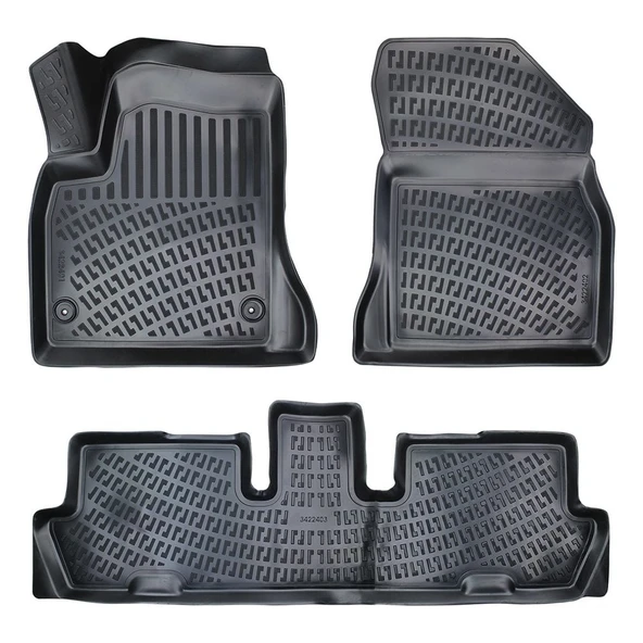 Rizline Citroen c4 grand picasso 3d havuzlu paspas 2006 / 2013 Rizline ürün görseli 1
