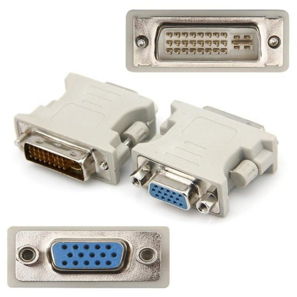 VGA Dişi to 24+5 DVI Erkek Çevirici Aparat ürün görseli 1
